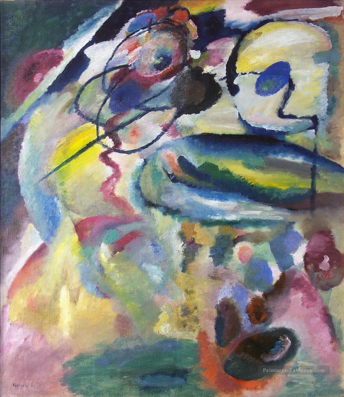 Photo avec un cercle Bild mit Kreis Wassily Kandinsky Peintures à l'huile